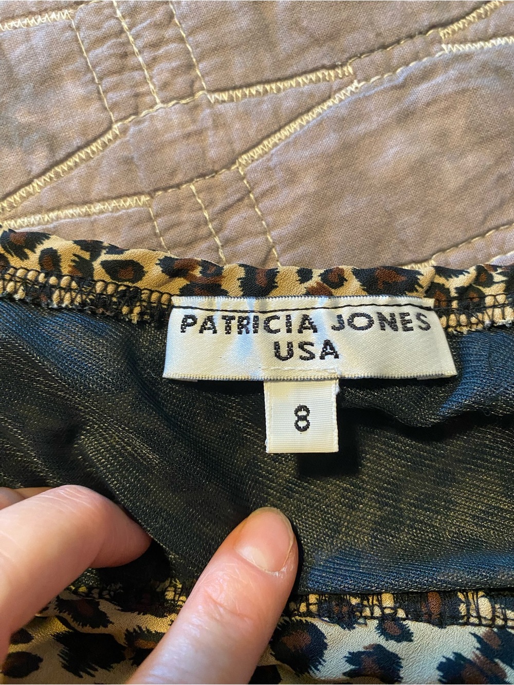 Vintage Patricia Jones Leopard 🐆 Maxi Skirt - Picture 2 of 5